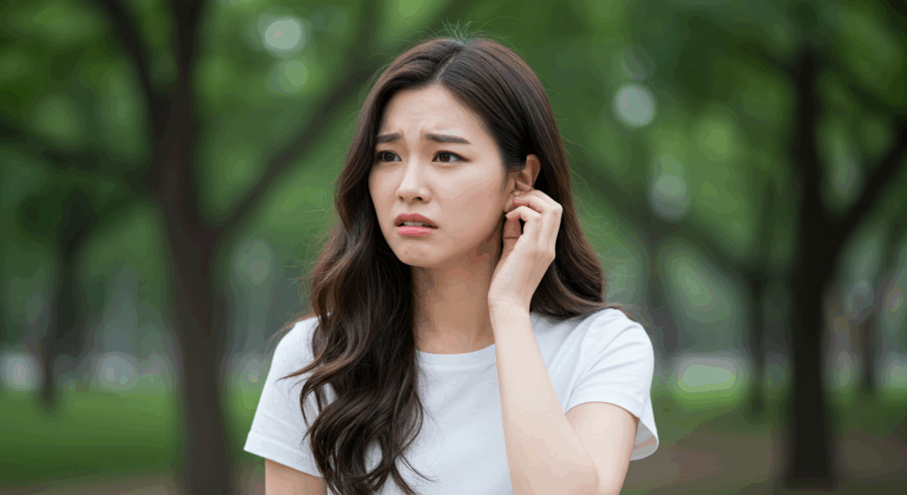 귀에 물 들어갔을때 증상