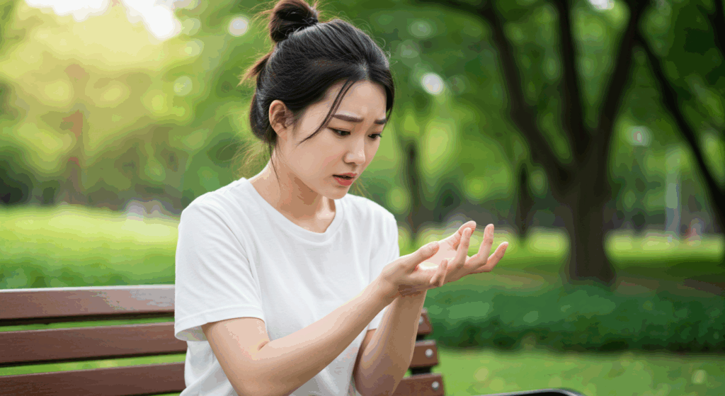 손등 저림 증상