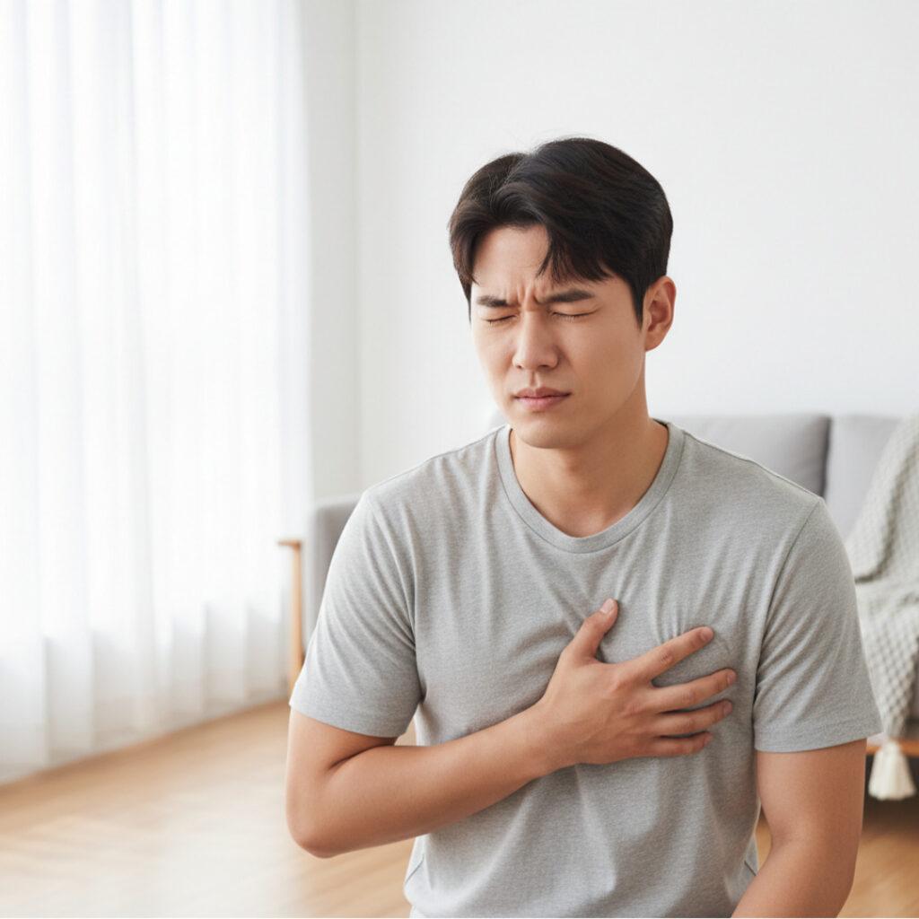 가슴가운데통증