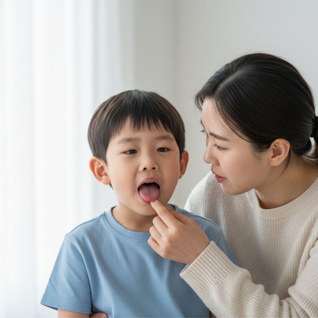 혓바늘 자가치료법
