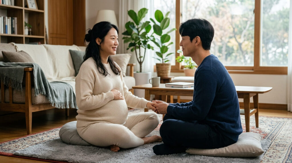 자연분만 호흡법 남편과 함께하는